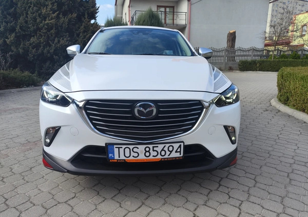 Mazda CX-3 cena 66900 przebieg: 169000, rok produkcji 2016 z Gołańcz małe 742